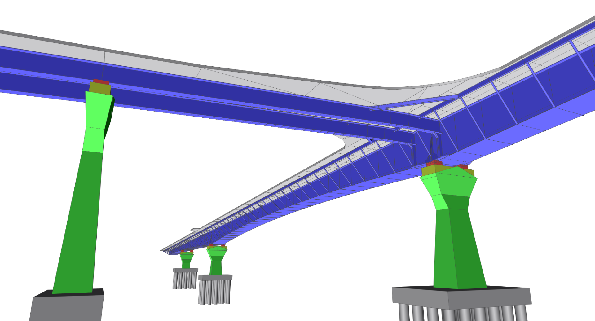 Composite double-bridge Kralupy