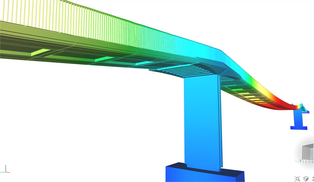 Assessment of Troja footbridge dynamic response
